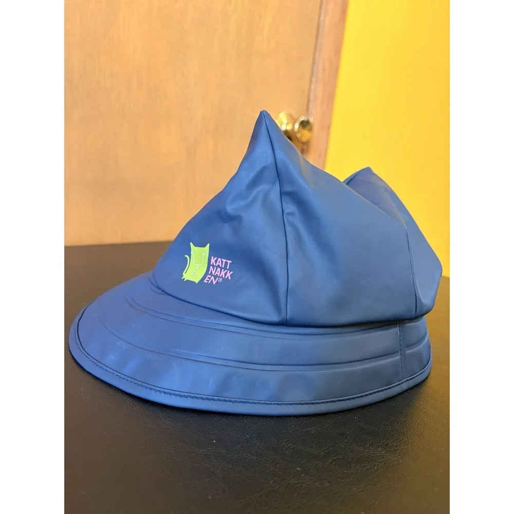 Katnakken Sydvest 50/52 Kids Insulated Rain Hat Bucket Hat Blue One Size